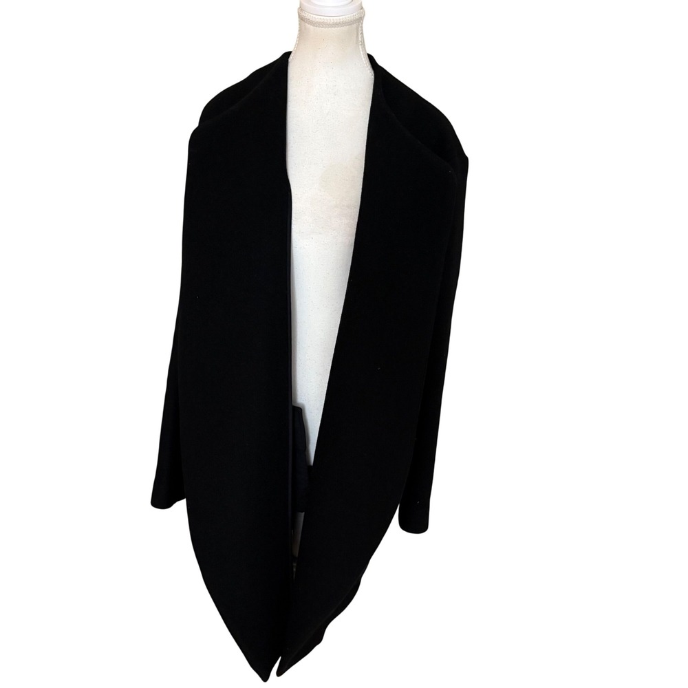 EVERLANE Black Wool Blend Coat Size 2